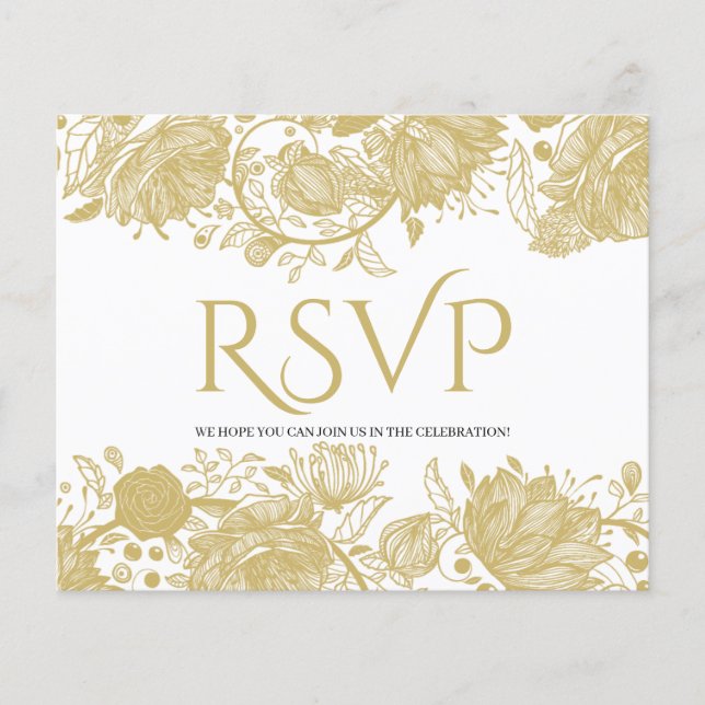 Cargador de tarjetas PRESUPUESTO/ORO RSVP. Flyer (Frente)