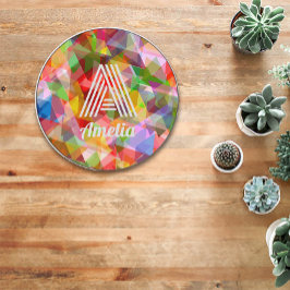 Cargador inalámbrico de script abstracto elegante