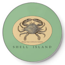 Cargador inalámbrico Shell Island Dark Sea Green