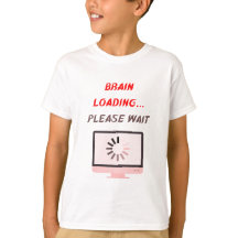 Cargando Cerebro Por Favor Espere | Camiseta Diver
