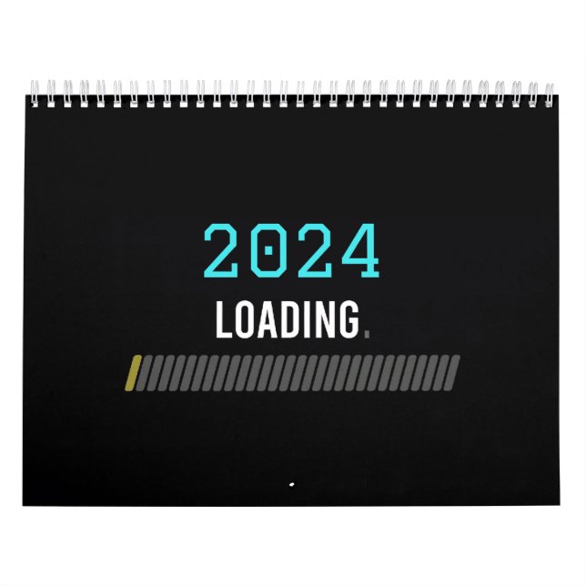 Cargando juego de pantalla 2024 Calendario (Tapa)