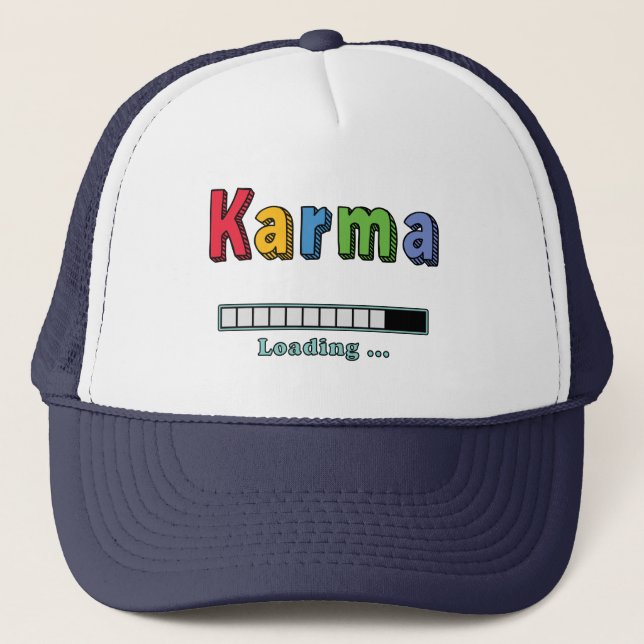 Cargando Karma... Gorra de béisbol (Anverso)