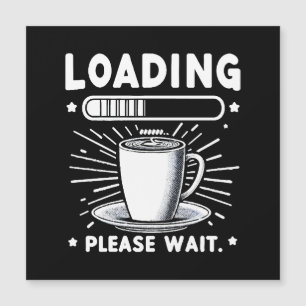 Cargando Por Favor Espere por Café divertido amant