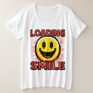 Cargando Smile – Cara Sonriente Retro de Pixel Art