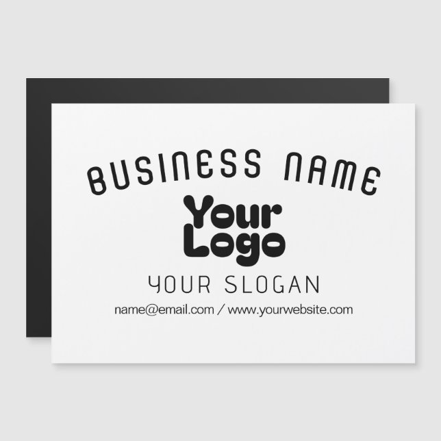 Cargar logotipo retro-moderno blanco y negro (edit (Anverso/Reverso)