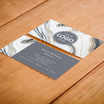 Cargar logotipo / Tarjeta de presentación con fond