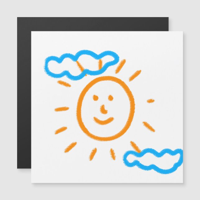 Cargar los dibujos de los niños convierte los dibu (Anverso/Reverso)