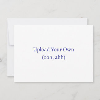 Cargar su propia invitación o tarjeta de Personali