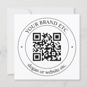 Cargar tu propio código QR y texto de Personalizab