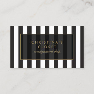 Cargo de alta moda, tarjeta de visita Boutique