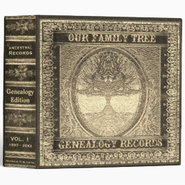 Cargo dorada Aspecto Genealógico Binder