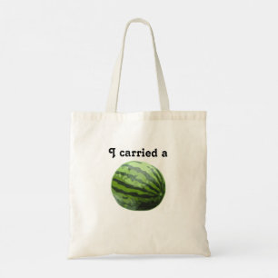 Cargué una bolsa de tocador con sandía