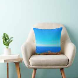 Caribbean Azure Bliss - Cojín decorativo Ocean Vie