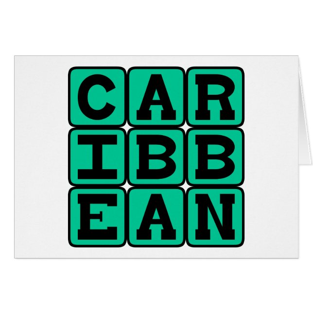 Caribe, Islas Tropicales (Anverso (Horizontal))