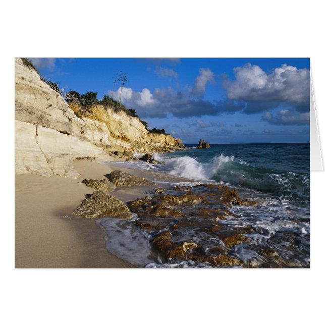 Caribe, San Martín, acantilados en la playa de Cup (Anverso (Horizontal))