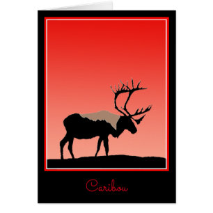 Caribou at Sunset - Arte original de la vida salva