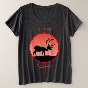 Caribou at Sunset - Arte original de la vida salva