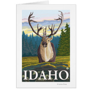 Caribú en el salvaje - Idaho