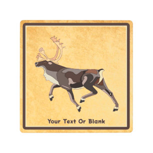 Caribú/reno de arte folclórico