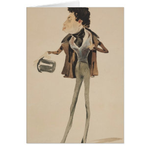 Caricatura de Alexander Dumas Pere