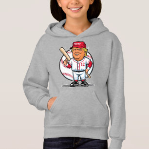 Caricatura de béisbol de Trump