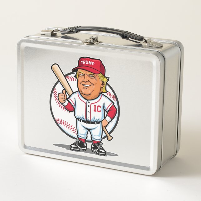 Caricatura de béisbol de Trump (Anverso)