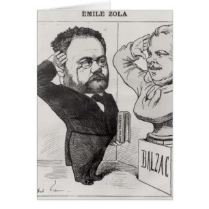 Caricatura de Emile Zola