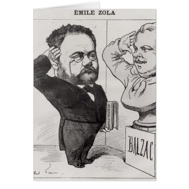 Caricatura de Emile Zola (Frente)