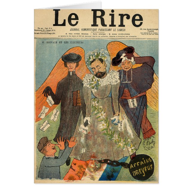 Caricatura de José Reinach (Frente)