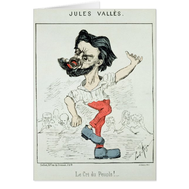 Caricatura de Julio Valles (Frente)