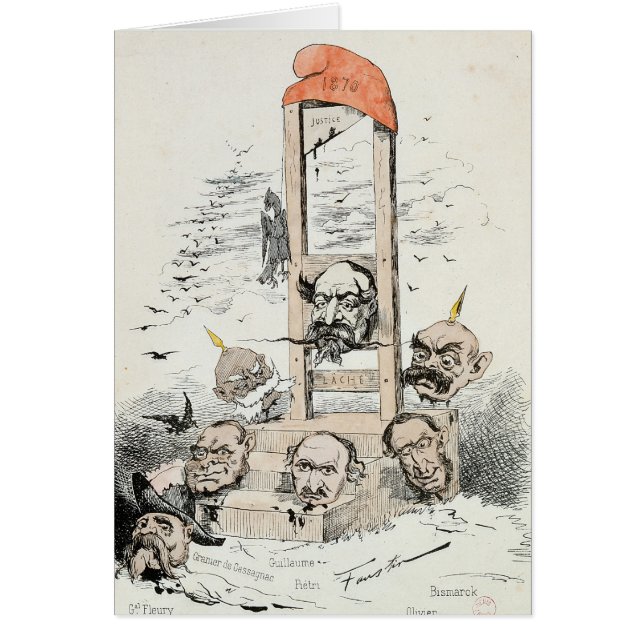Caricatura de Napoleon III Otto (Frente)