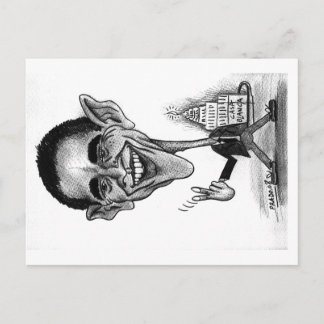 Caricatura de postales de Obama