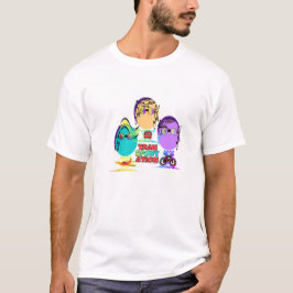 Caricatura de TRANSPORTE moderno camiseta masculin