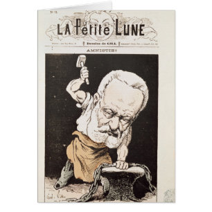 Caricatura de Victor Hugo