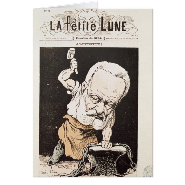 Caricatura de Victor Hugo (Frente)
