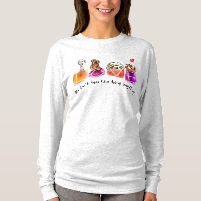 caricatura del jersey femenino de mascota (Anverso)
