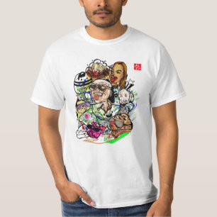 caricaturas camisetas de hombres