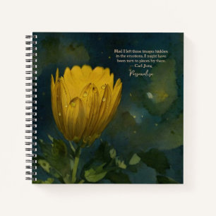 Carl Jung, Motivador, Cita Diario De Flores Amaril