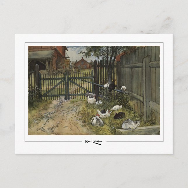Carl Larsson #261 - Tarjeta postal de arte fino (Anverso)