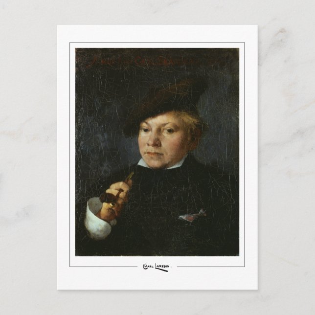 Carl Larsson #326 - postal Bella Artes (Anverso)