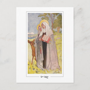 Carl Larsson #423 - Tarjeta postal de arte fino