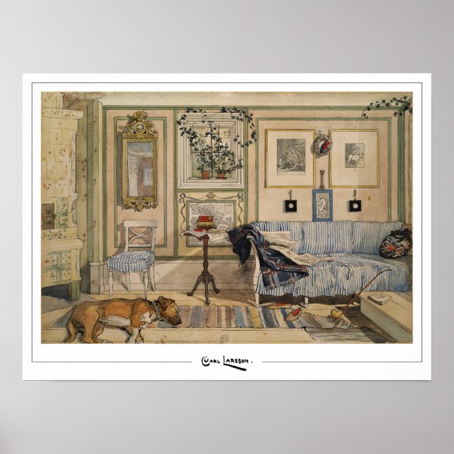 Carl Larsson Zedign Poster de Arte #160 (Frente)
