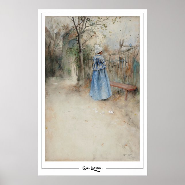 Carl Larsson Zedign Poster de Arte #304 (Frente)