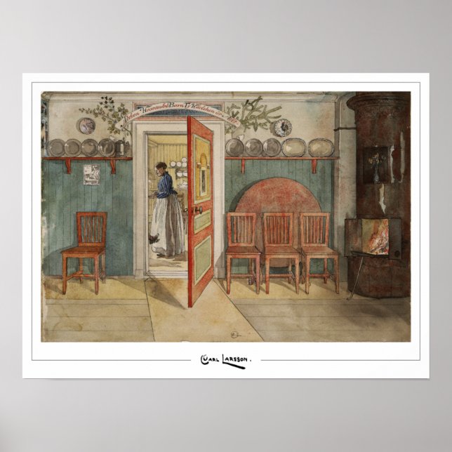 Carl Larsson Zedign Poster de Arte #330 (Frente)