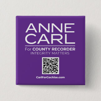 Carl para botón Cochise Sq, botón de 2 entradas