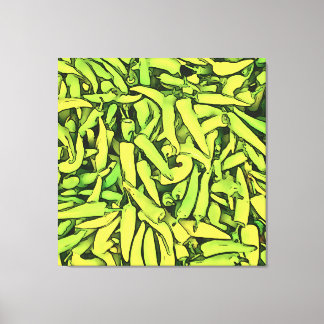 Carliston Pimientos de Banana Arte Contorno Negro