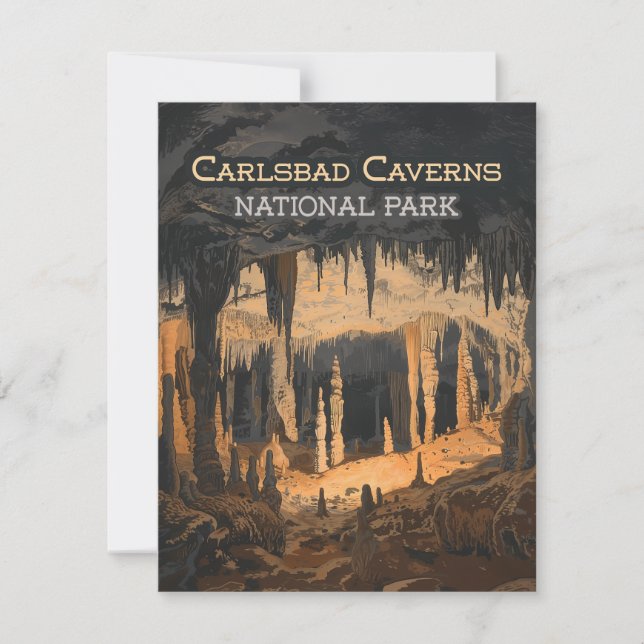 Carlsbad Caverns Parque Nacional Nueva México (Anverso)