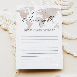 CARMEN Viaje Fecha Noche Ideas Noche Tarjeta de ju