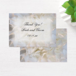 Cárnación Blanca Gracias Tags De Favor De La Boda