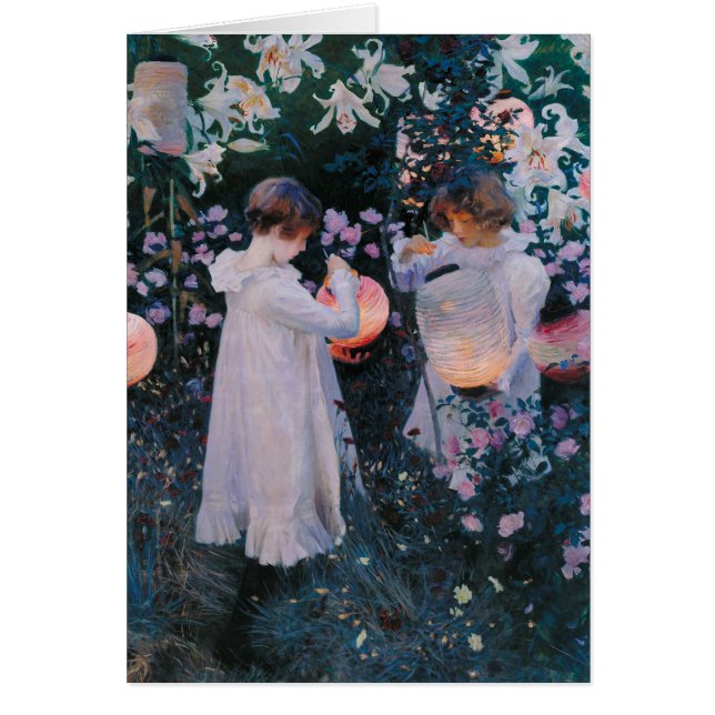 Carnación, Lily, Lily, Rosa de John Singer Sargent (Frente)
